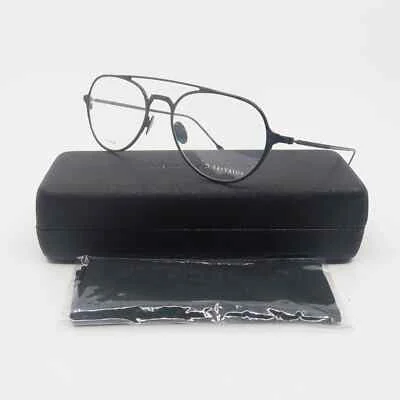 John Varvatos V164 53mm Black Titanium Lightweight Pilot New Eyeglasses Frames.