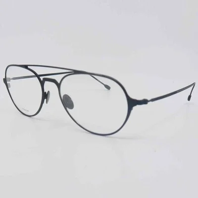 John Varvatos V164 53mm Black Titanium Lightweight Pilot New Eyeglasses Frames. 3