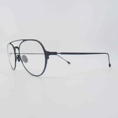 John Varvatos V164 53mm Black Titanium Lightweight Pilot New Eyeglasses Frames. 4