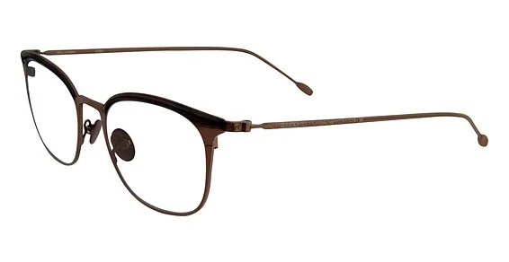 John Varvatos V166 Brown Titanium Eyeglasses Optical Frame 50-19-145