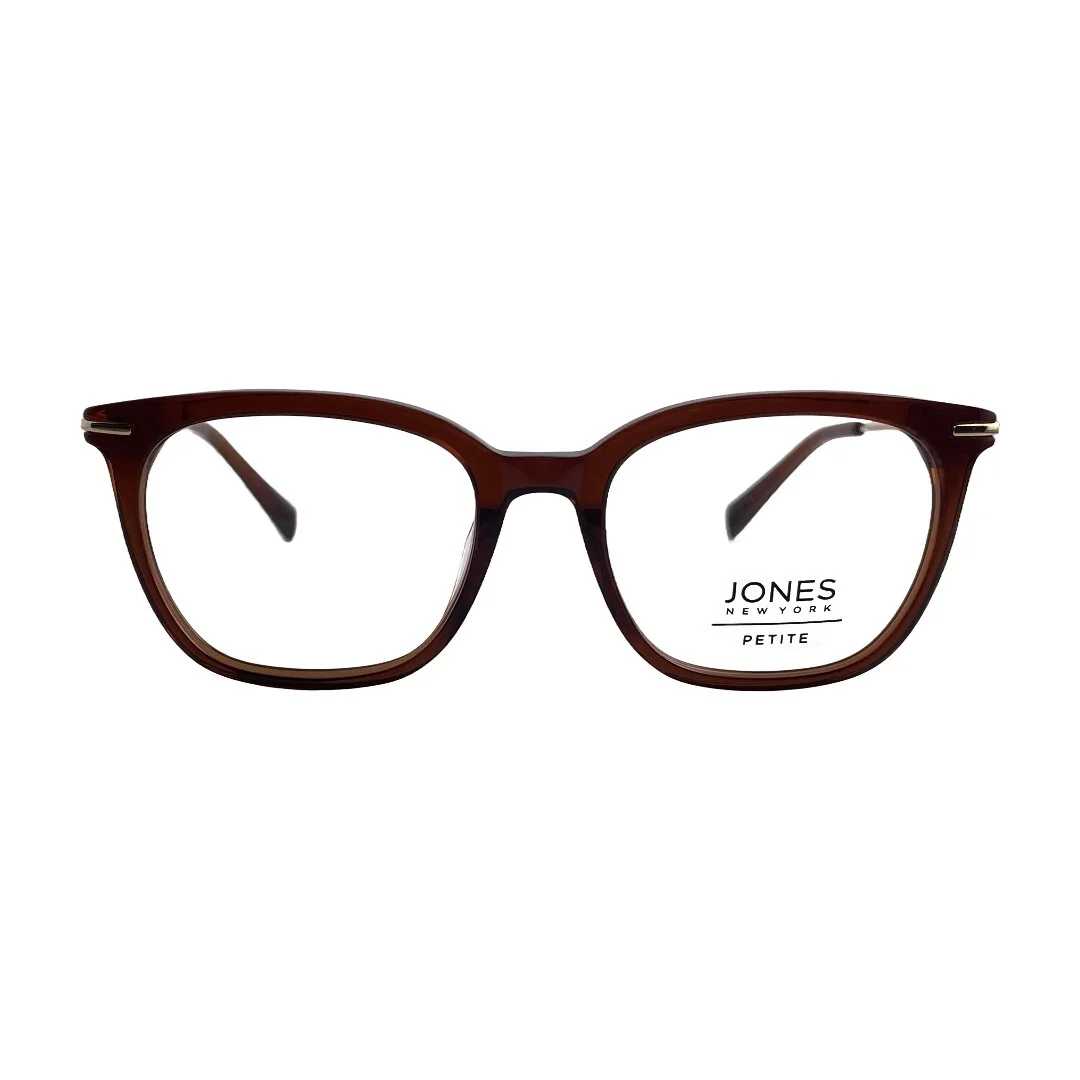 Jones New York Brown Petite Fit Eyeglasses Frames 49mm 16mm 135mm - J135
