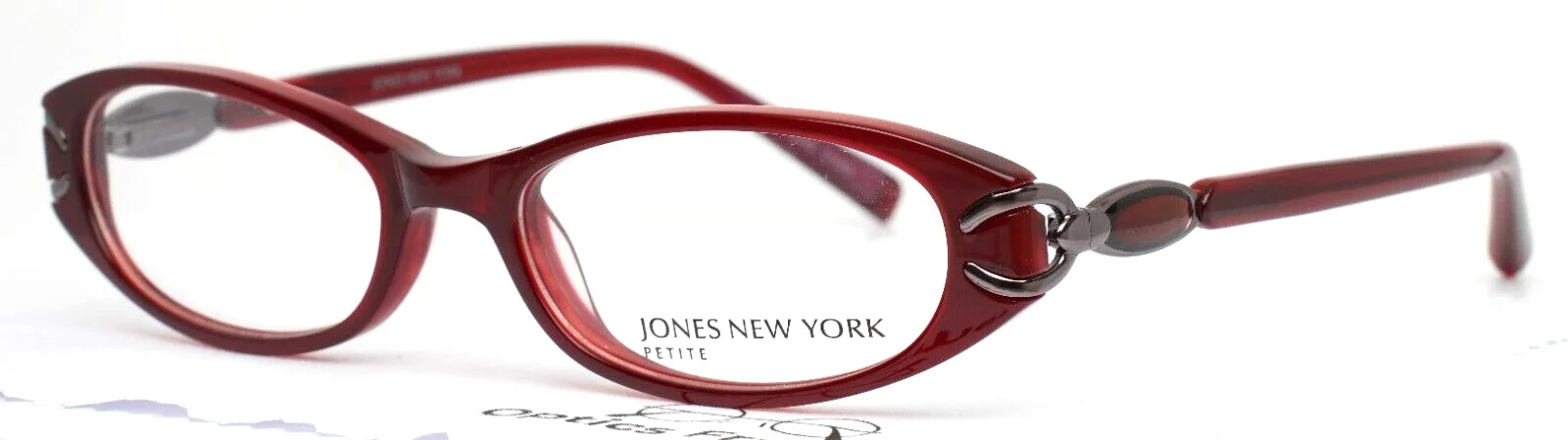 JONES NEW YORK J217 Ruby Womens Oval Petite Eyeglasses 49-16-135 B:27