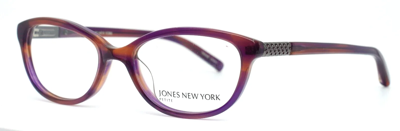 JONES NEW YORK J219 Purple Womens Oval Petite Eyeglasses 48-16-135 B:31
