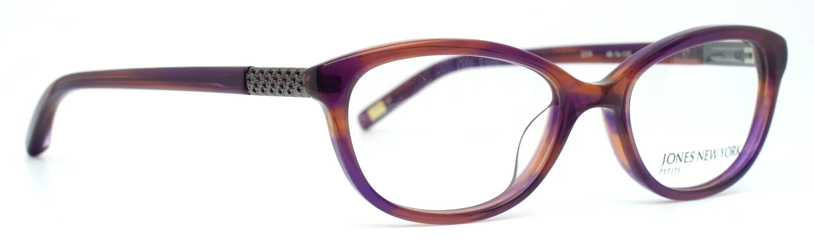 JONES NEW YORK J219 Purple Womens Oval Petite Eyeglasses 48-16-135 B:31 3