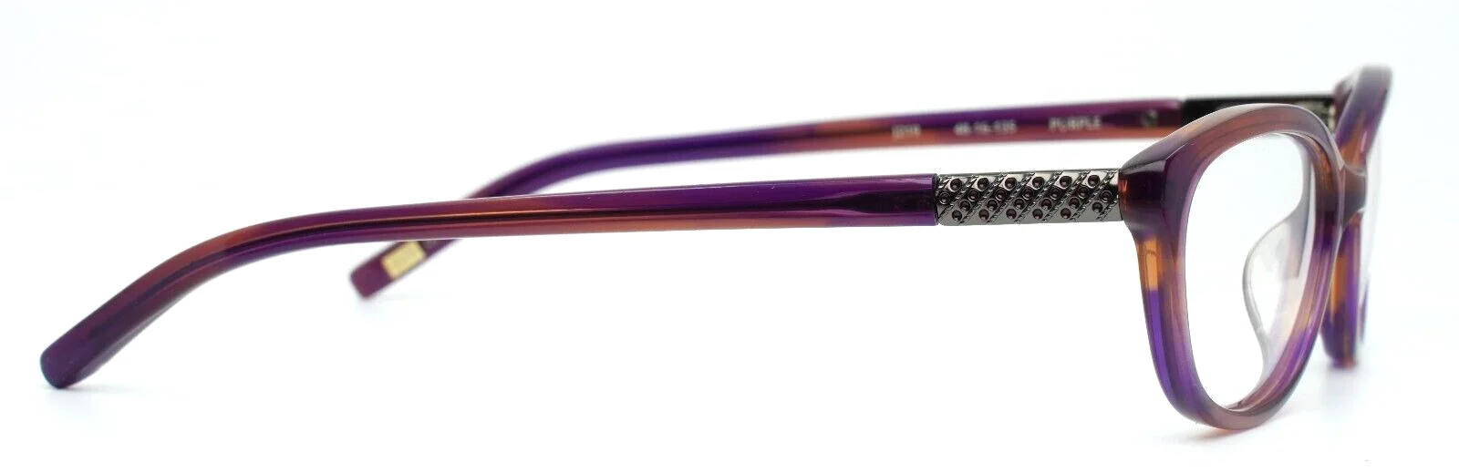JONES NEW YORK J219 Purple Womens Oval Petite Eyeglasses 48-16-135 B:31 4