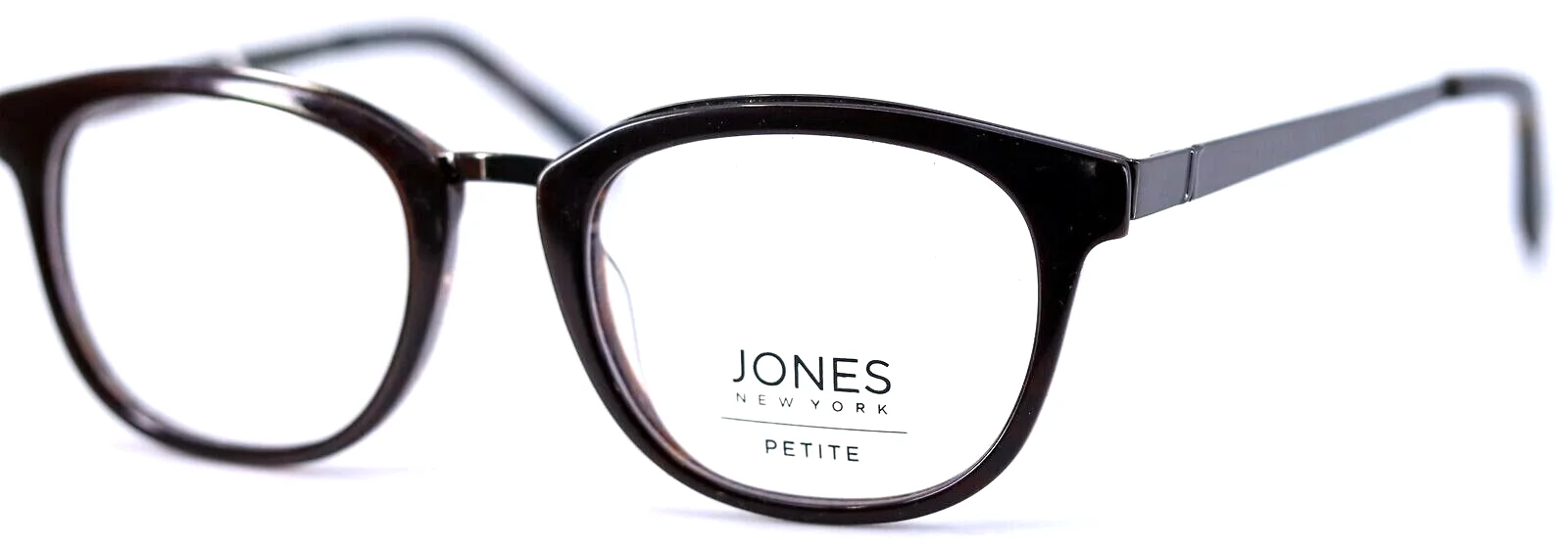 Jones New York J234 Brown Square Womens Petite Eyeglasses Frames 47-19-135