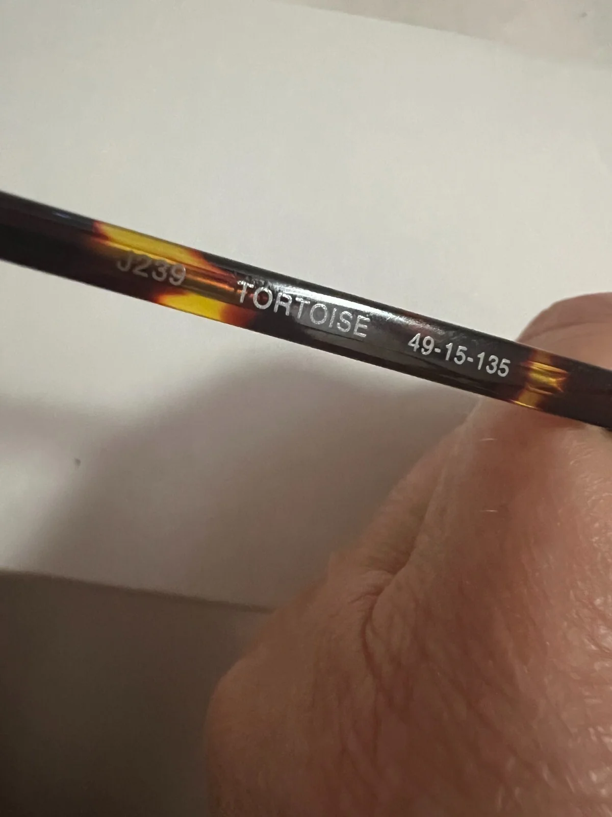 JONES New York J239 Brown Tortoise Plastic Eyeglasses Petite Frame 49-15-135 4