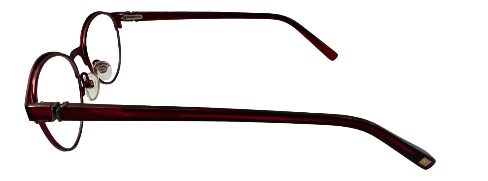 Jones New York Mens Tear Drop Metal Eyewear Frame, J137 Brown 49mm 3