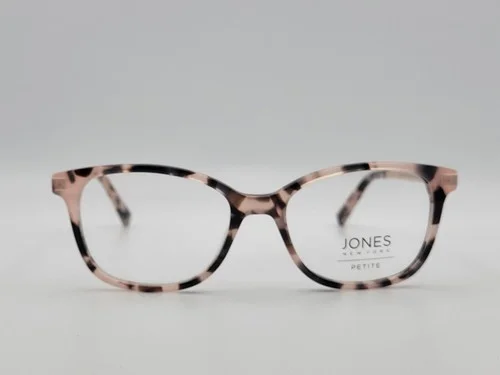 Jones New York VJOP248 Pink Havana Square Eyeglass Frame 49-16-140 2