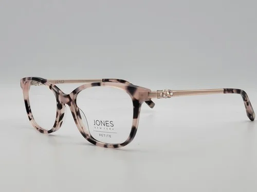 Jones New York VJOP248 Pink Havana Square Eyeglass Frame 49-16-140 3