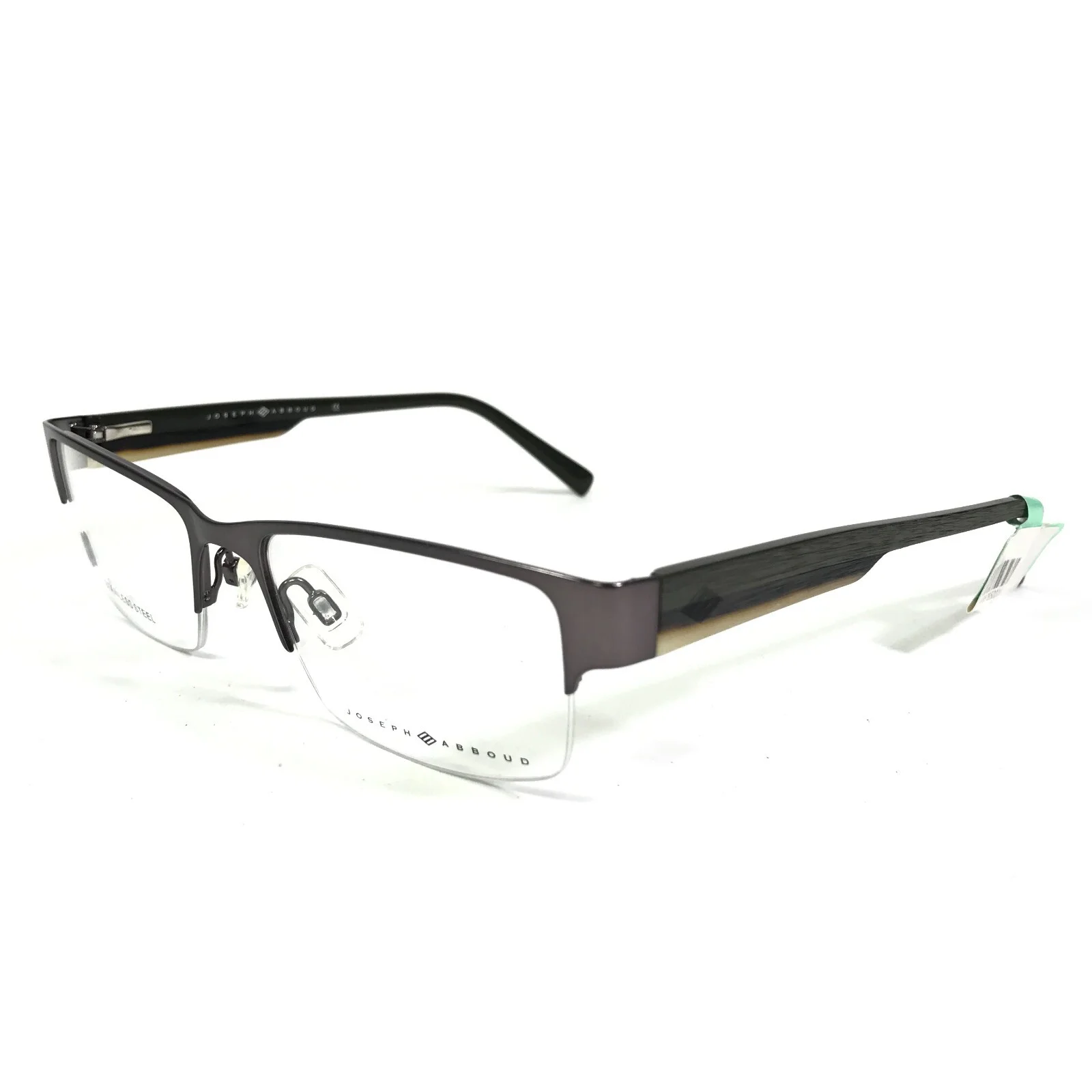 Joseph Abboud Eyeglasses Frames JA4041 033 GUNMETAL Brown Grey 52-18-140