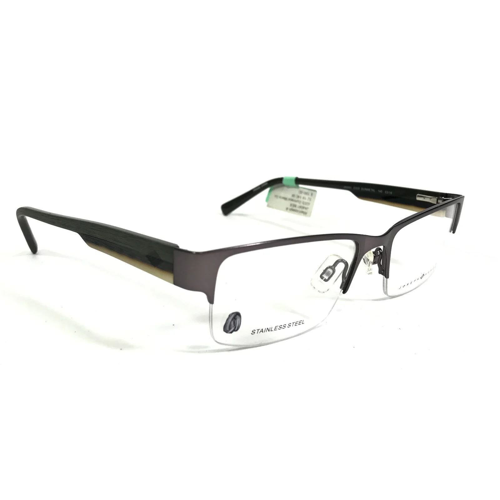 Joseph Abboud Eyeglasses Frames JA4041 033 GUNMETAL Brown Grey 52-18-140 3