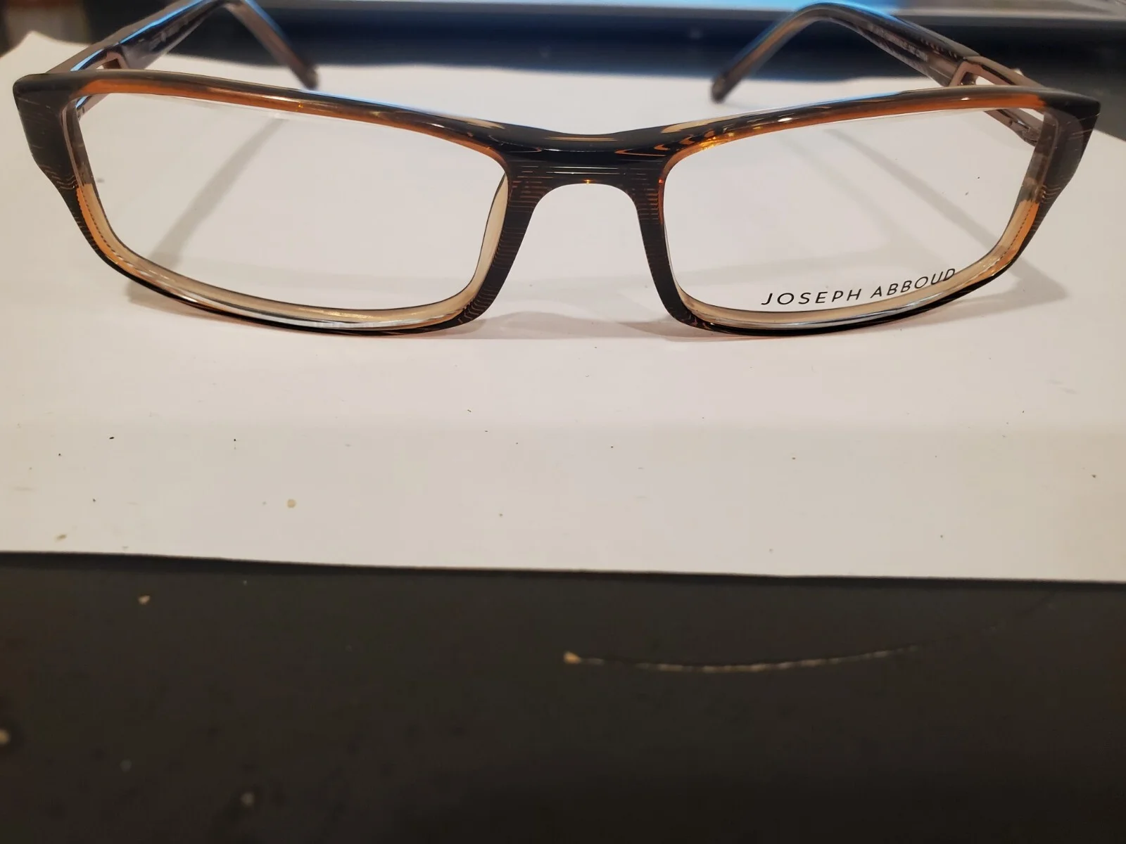 Joseph Abboud JA172 PUMPKINALE BROWN Mens Eyeglasses 53/17/140 B:26 NEW