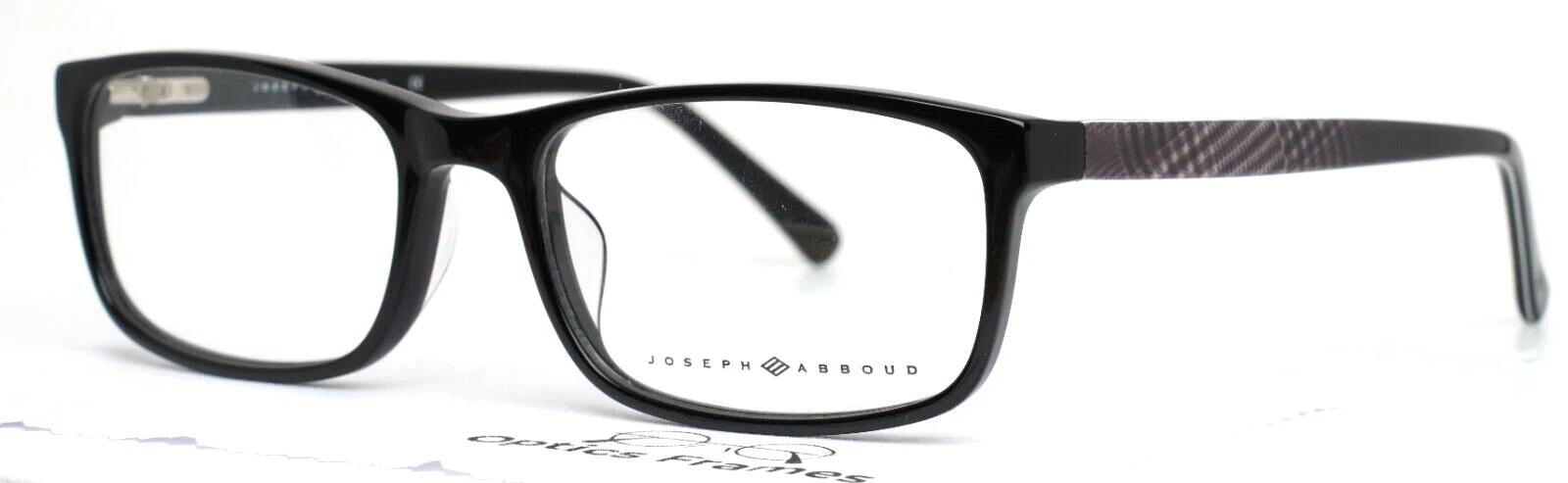 JOSEPH ABBOUD JA4072 001 Black Mens Rectangle Full Rim Eyeglasses 55-18-145 B:35
