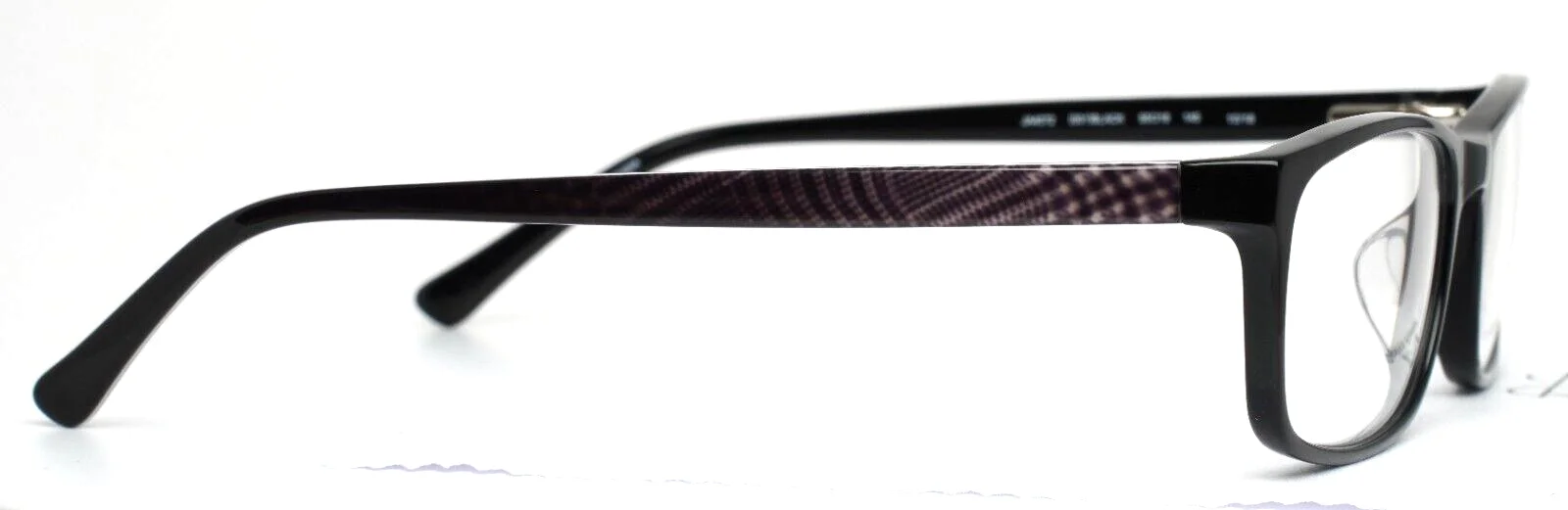 JOSEPH ABBOUD JA4072 001 Black Mens Rectangle Full Rim Eyeglasses 55-18-145 B:35 4