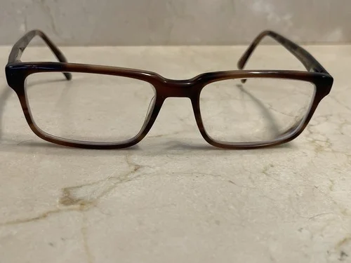 JOSEPH ABBOUD JA4081 200 Brown Horn Mens Rectangle Eyeglasses 54-17-140