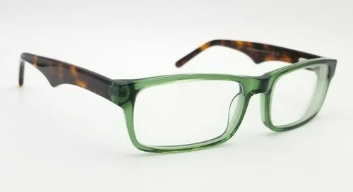 Joseph & Marc 4037 Rectangular Green 54×17-140 Frame Only Eyeglasses #3240 2