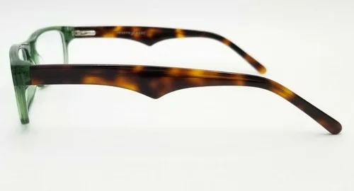 Joseph & Marc 4037 Rectangular Green 54×17-140 Frame Only Eyeglasses #3240 4