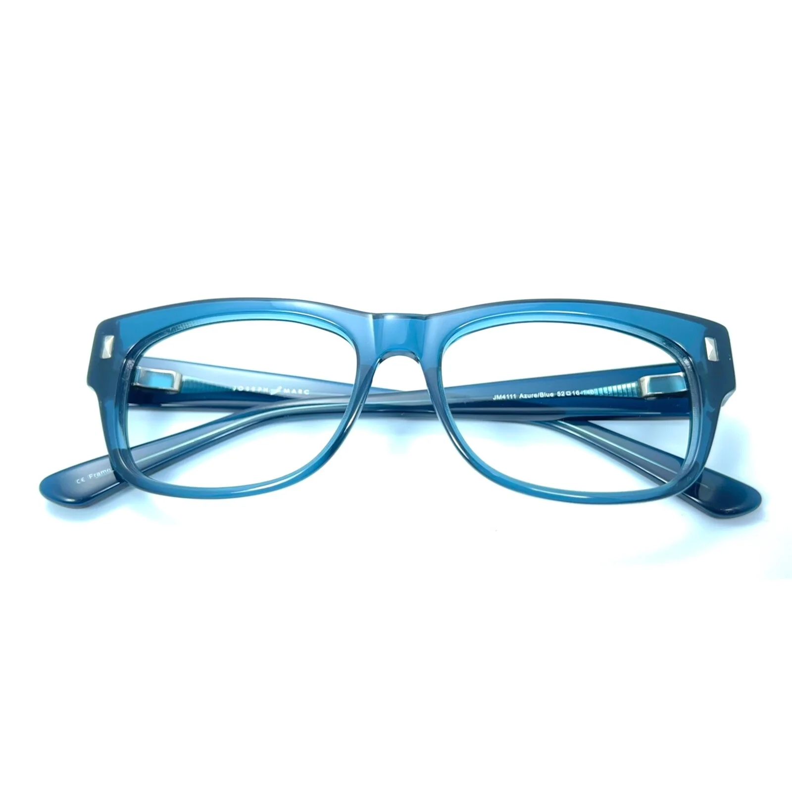 Joseph Marc JM 4111 Azure Blue Eyeglasses Frame 52-16-140 Full Rim Eyewear 2