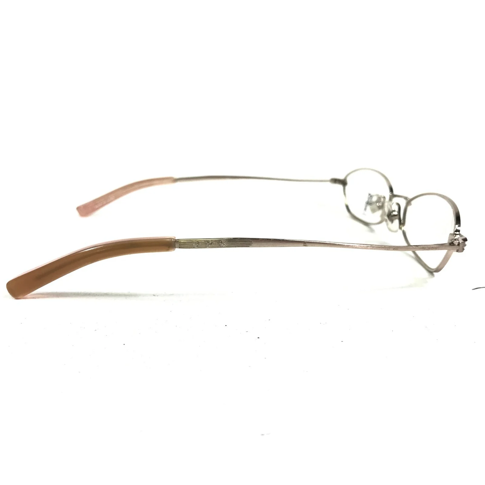 JPG by Jean Paul Gaultier Eyeglasses Frames 57-0055 Gold Wire Rim 50-17-135 3