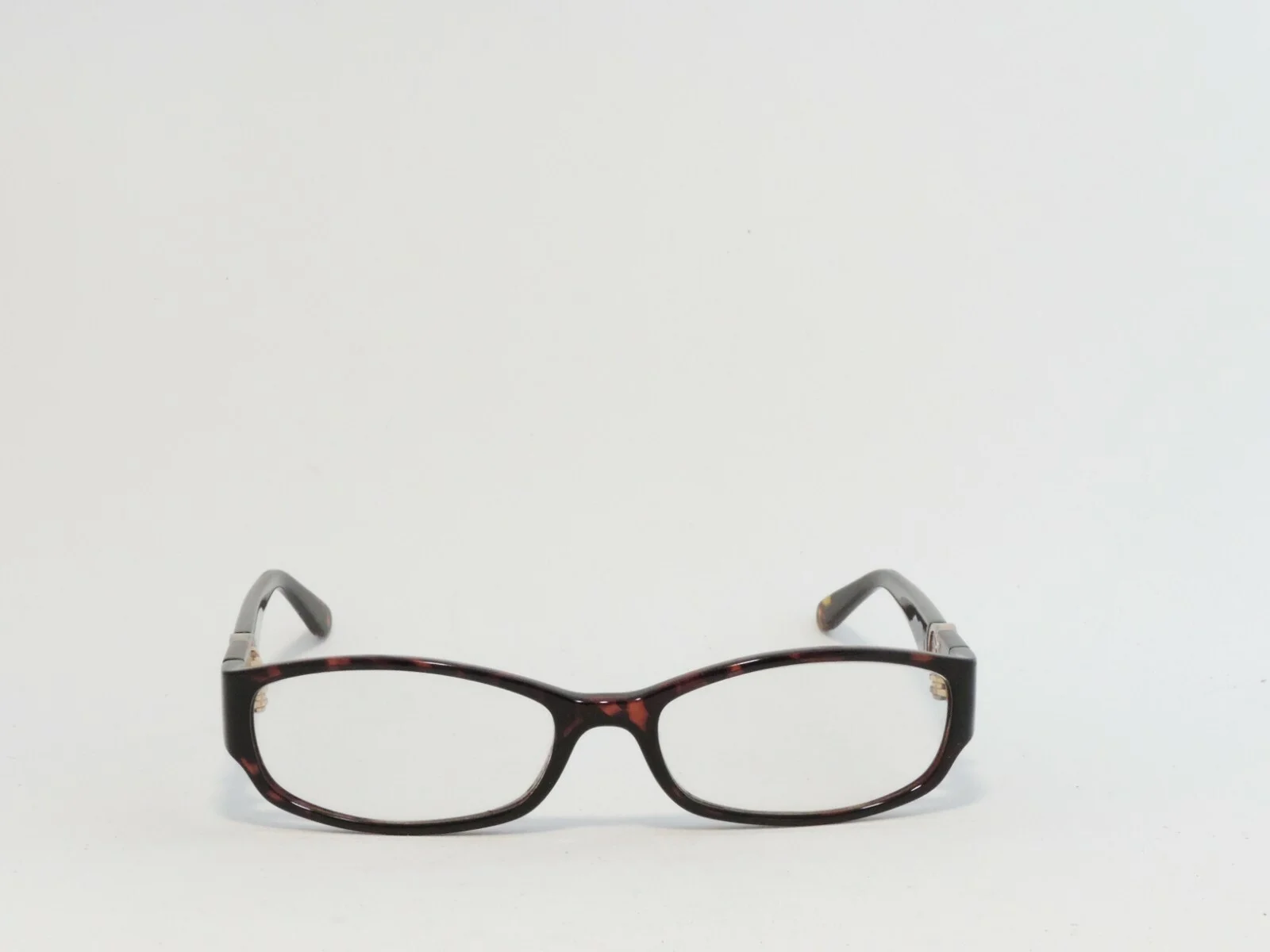 JUICY COUTURE ACETATE EYEGLASS FRAMES CHANGEABLE LOGO DETAIL TEMPLE HAVANA