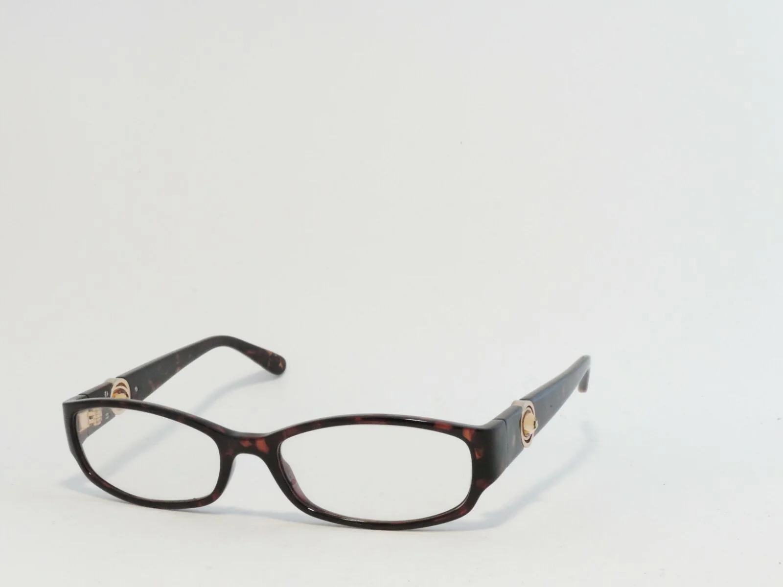 JUICY COUTURE ACETATE EYEGLASS FRAMES CHANGEABLE LOGO DETAIL TEMPLE HAVANA 2