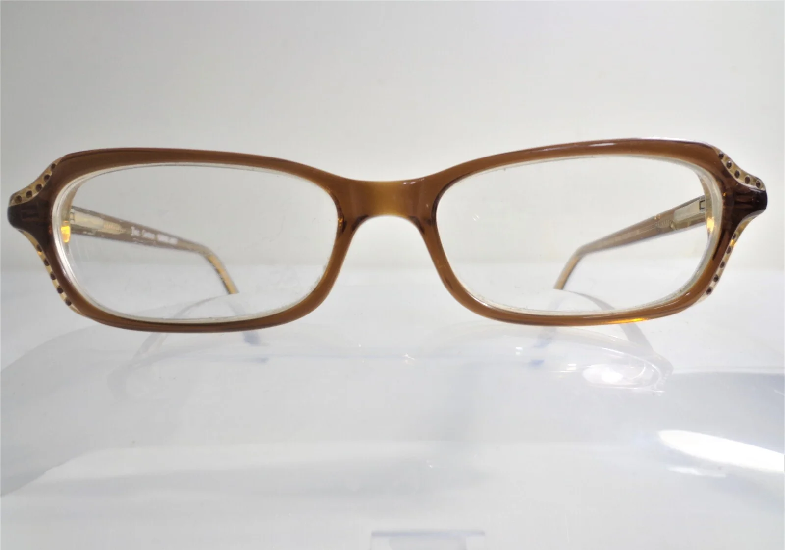 JUICY COUTURE BLING 01T0 50-14-135 EYEGLASSES BROWN FULL RIM FRAME,ITALY 2