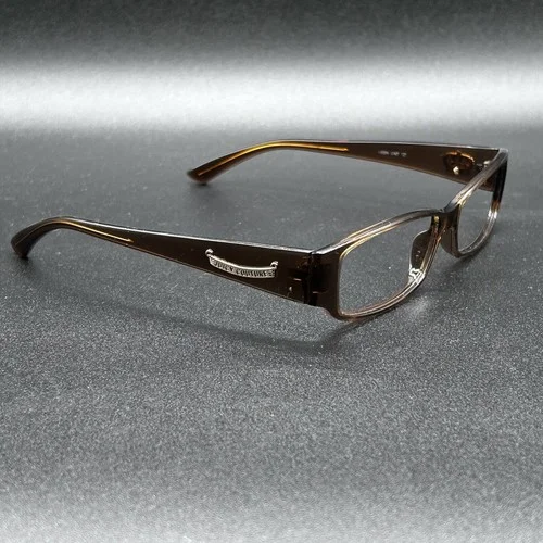 Juicy Couture Drama Queen Eyeglasses Frame Brown Crystal 53-13-135 Used 3