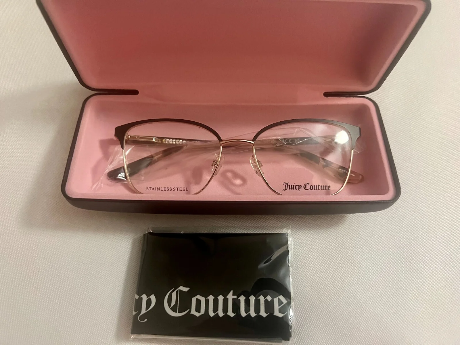JUICY COUTURE Eyeglass Frames JU 130 Case & Cloth included