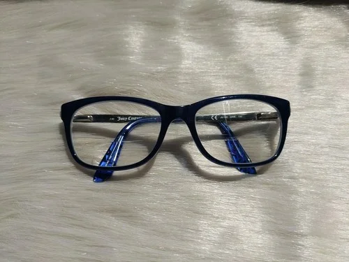 JUICY COUTURE Eyeglass Frames * JU 130 * ERR * Blue Leopard * 51[]16-130 * Cute! 4
