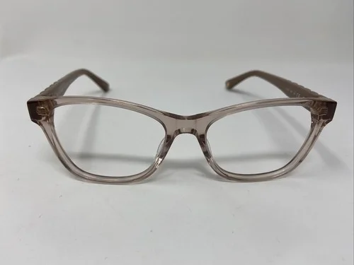 JUICY COUTURE EYEGLASSES FRAME JU 185 3DV 50/17/95 BROWN BEIGE CRYSTAL