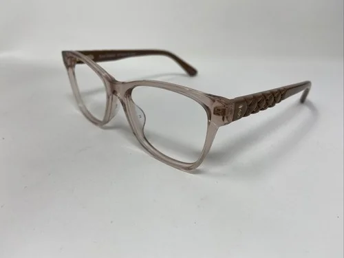 JUICY COUTURE EYEGLASSES FRAME JU 185 3DV 50/17/95 BROWN BEIGE CRYSTAL 3