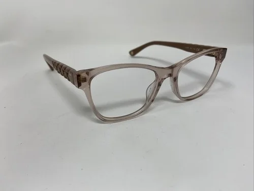 JUICY COUTURE EYEGLASSES FRAME JU 185 3DV 50/17/95 BROWN BEIGE CRYSTAL 4