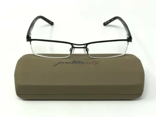Junction City Designer Eyeglasses Frames Portland Black Size: 53 [] 18- 135