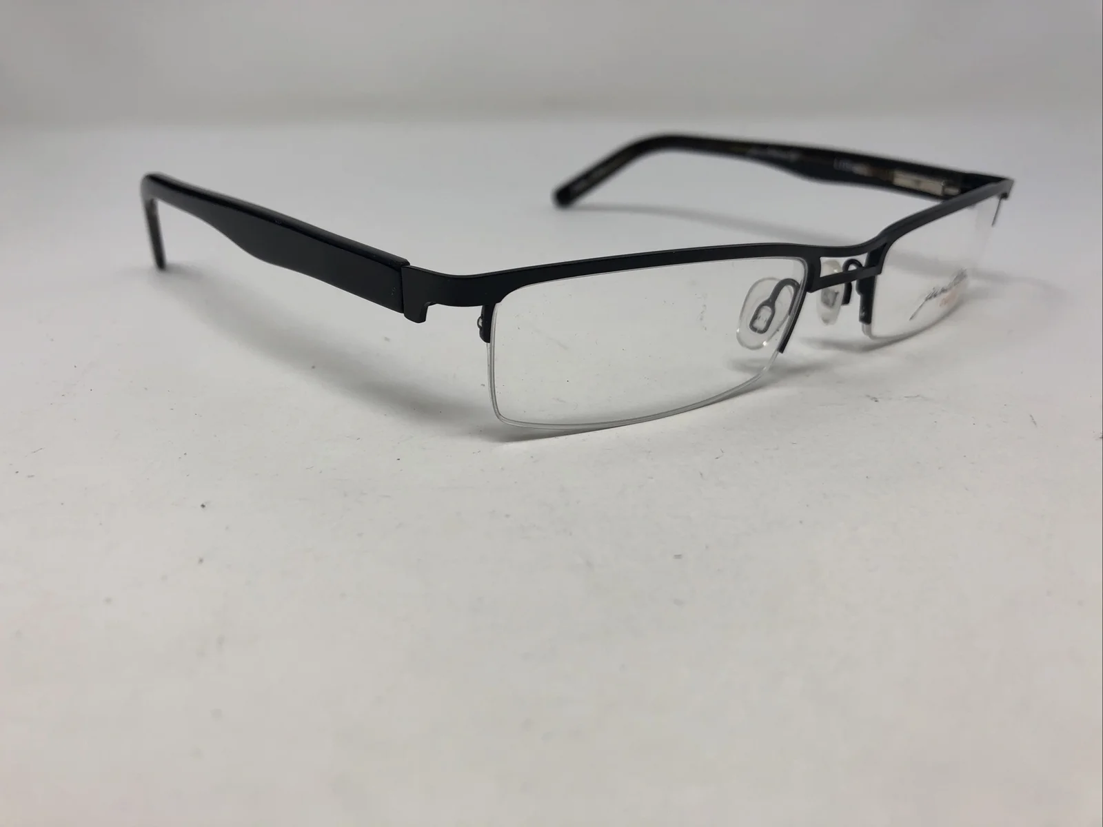 junction city Eyeglasses Frames PORTLAND 53-18-135 Black Half Rim TA98 4