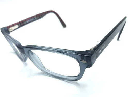 Just Cavalli Eyeglass Frames Wayfarer JC0387-1 020 52-15mm Transparent Grey 1986