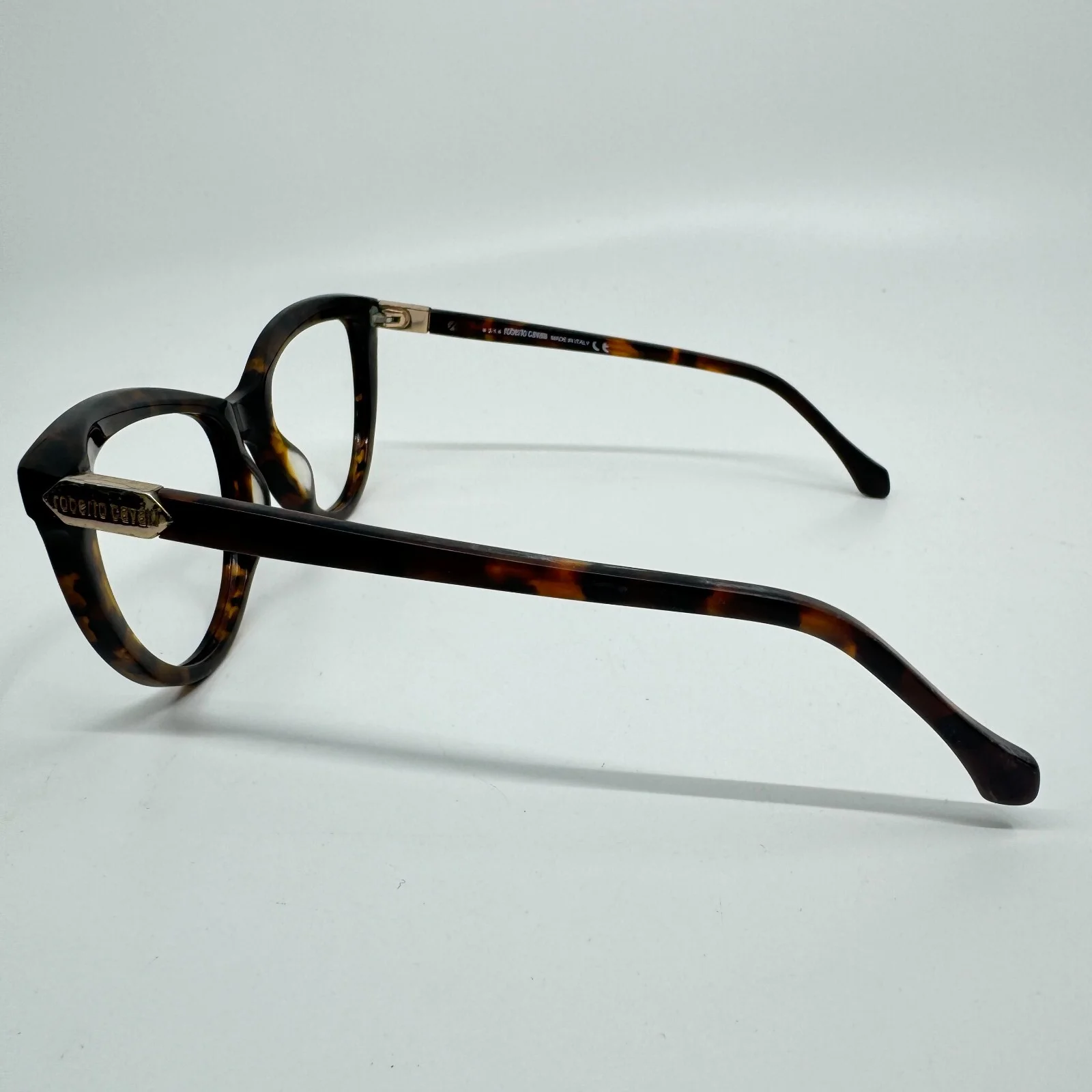 Just Cavalli Prescrition Eyeglasses Frames Tortoise Brown Purple 55 12 140 2