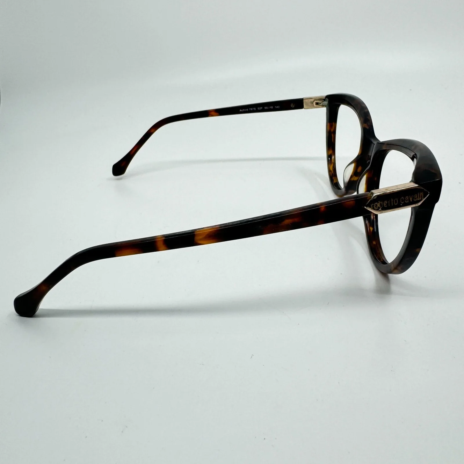 Just Cavalli Prescrition Eyeglasses Frames Tortoise Brown Purple 55 12 140 4