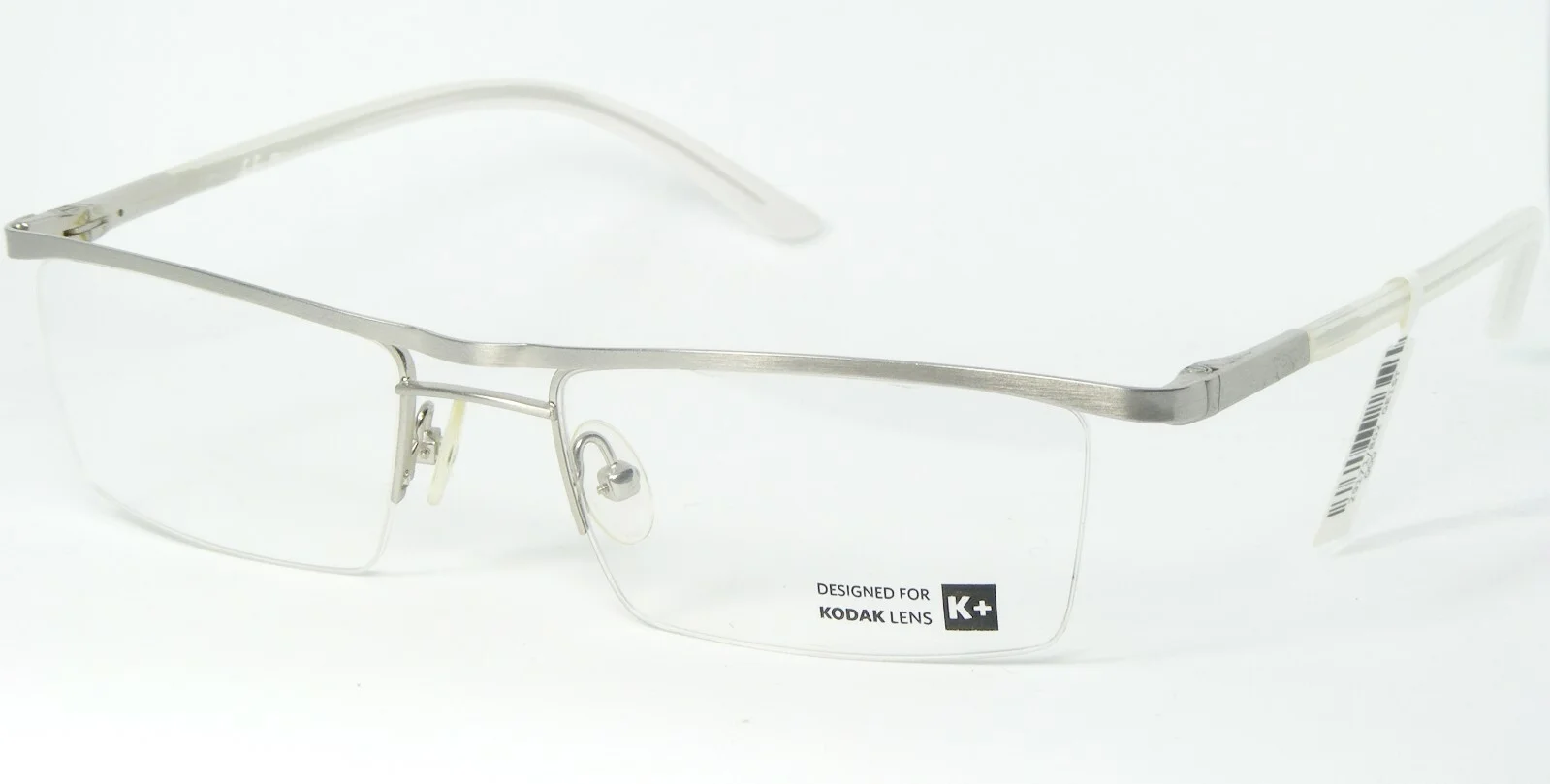 K+ Designed for KODAK LENS D 1A1 SIL SILVER EYEGLASSES FRAME 52-18-140mm