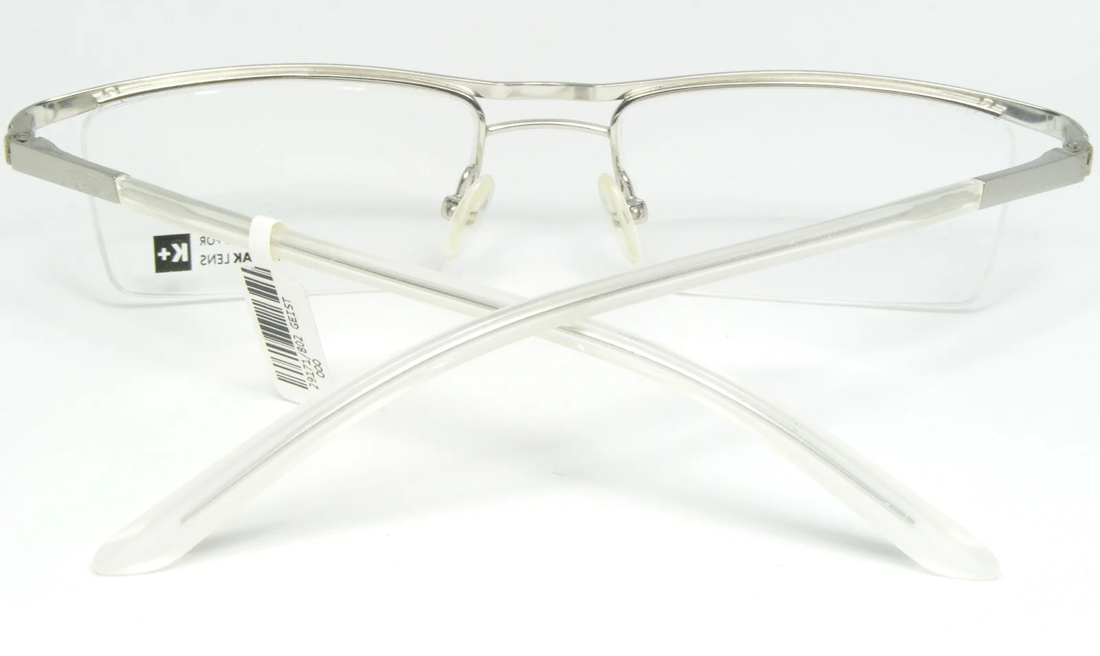 K+ Designed for KODAK LENS D 1A1 SIL SILVER EYEGLASSES FRAME 52-18-140mm 3