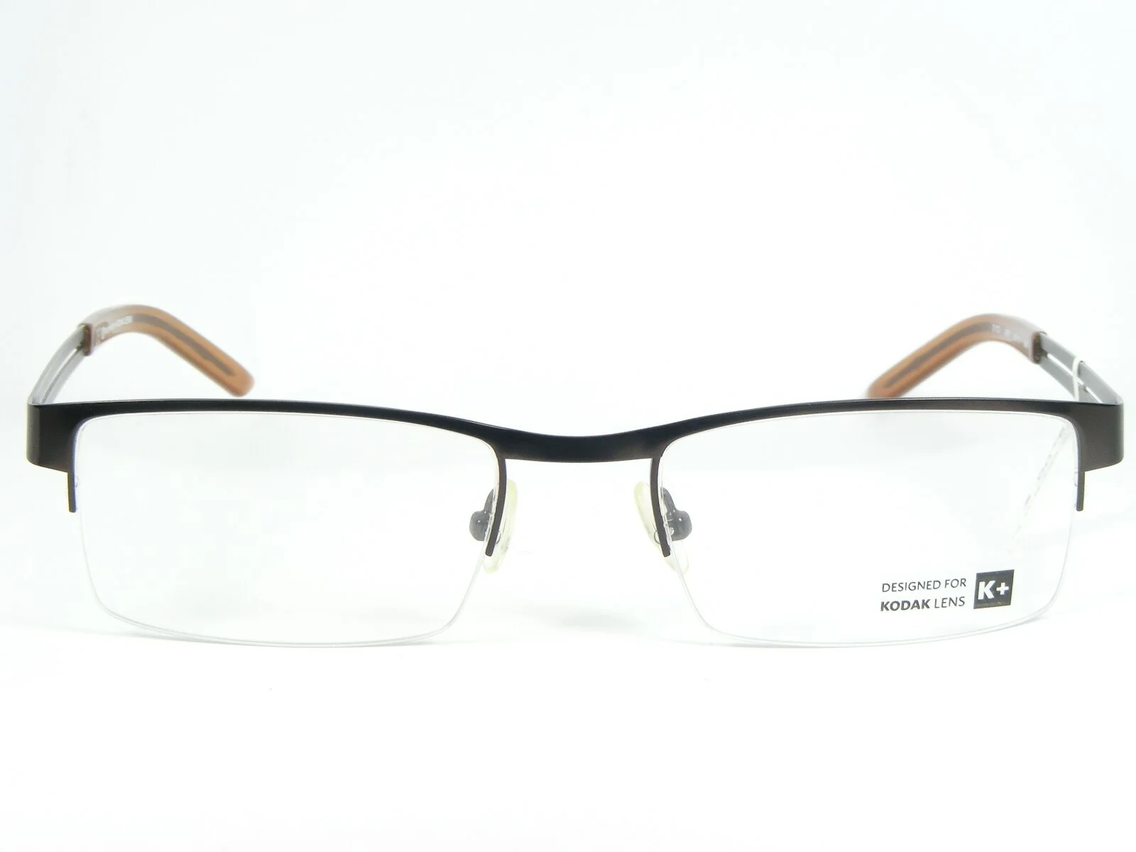 K+ Designed for KODAK LENS D 1C3 BRN /DARK BROWN EYEGLASSES FRAME 52-19-145mm 2