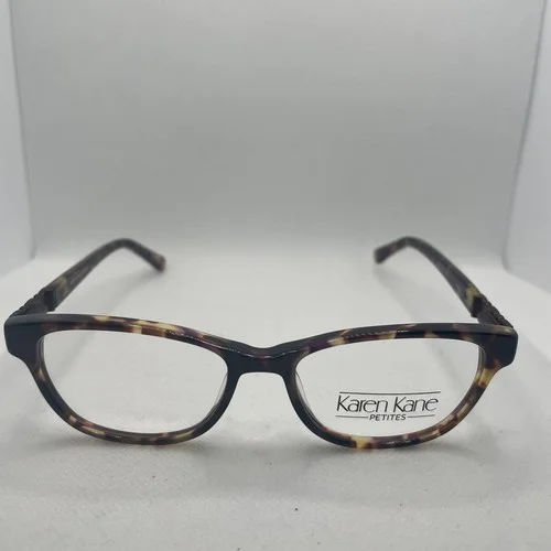 Karen Kane 48/15 135 Plum Tortoise Women Petite Eyeglass Frames L55 2