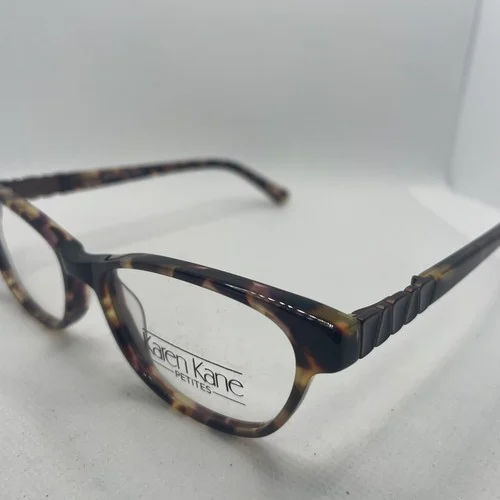 Karen Kane 48/15 135 Plum Tortoise Women Petite Eyeglass Frames L55 3