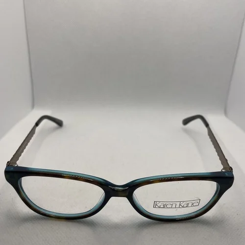 Karen Kane 51/15 135 Brown/teal Women Eyeglass Frames L59 2