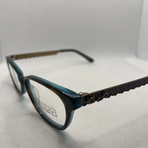 Karen Kane 51/15 135 Brown/teal Women Eyeglass Frames L59 4