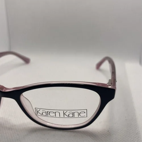 Karen Kane 52/16 140 Claudia Black/pink Women Eyeglass Frames L53 3