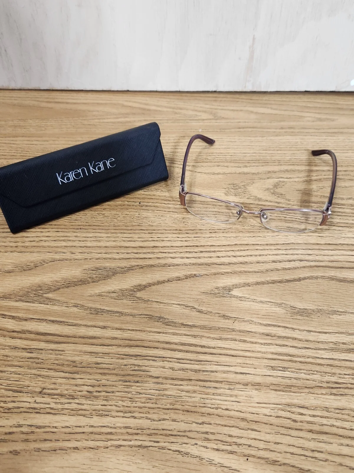 KAREN KANE ANISE Eyeglass Frames 52017-135 MAUVE w/Case 2