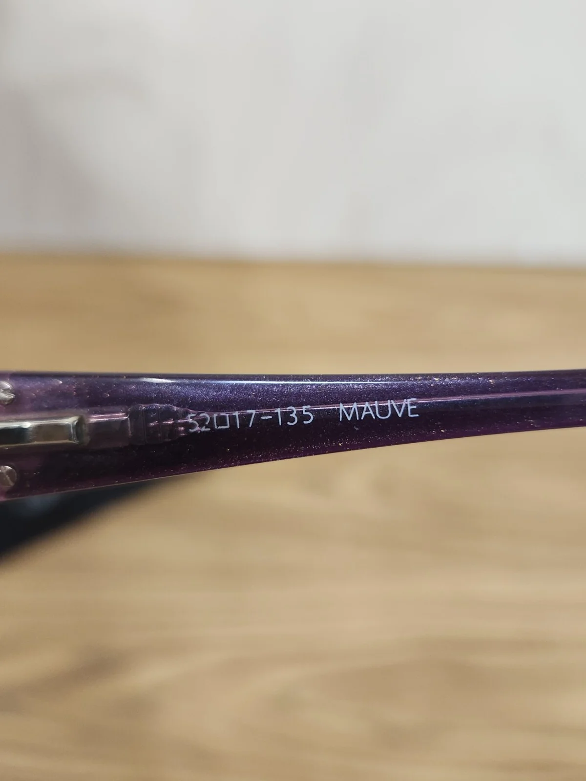 KAREN KANE ANISE Eyeglass Frames 52017-135 MAUVE w/Case 3