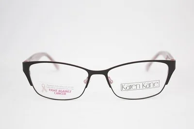 KAREN KANE Charlotte eyeglasses Frame Black Pink WOMEN 53mm Fight Cancer 2