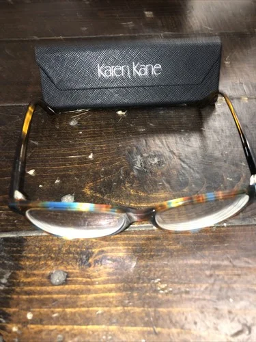 Karen Kane Eye Glasses Eyeglasses Frames Patchouli 54-16-140 Blue Tortoise